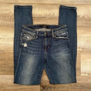 Joe's Jeans 26 Straight Leg Demin Blue Jeans